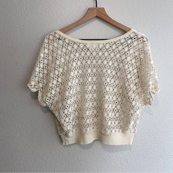 Free People Embroidery Crochet Top - Picture 4 of 6
